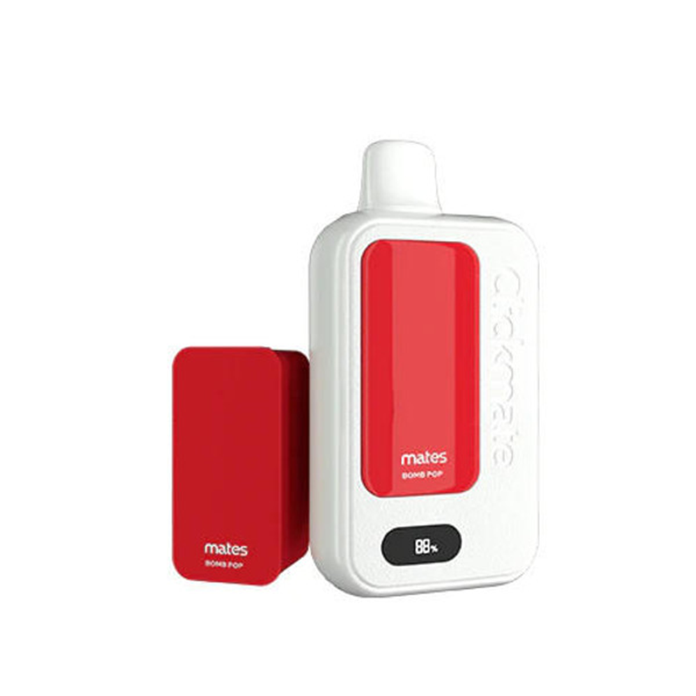 7Daze Clickmate 2% Disposable Starter Kit | 15000 Puffs | 18mL | 20mg | Bomb Pop