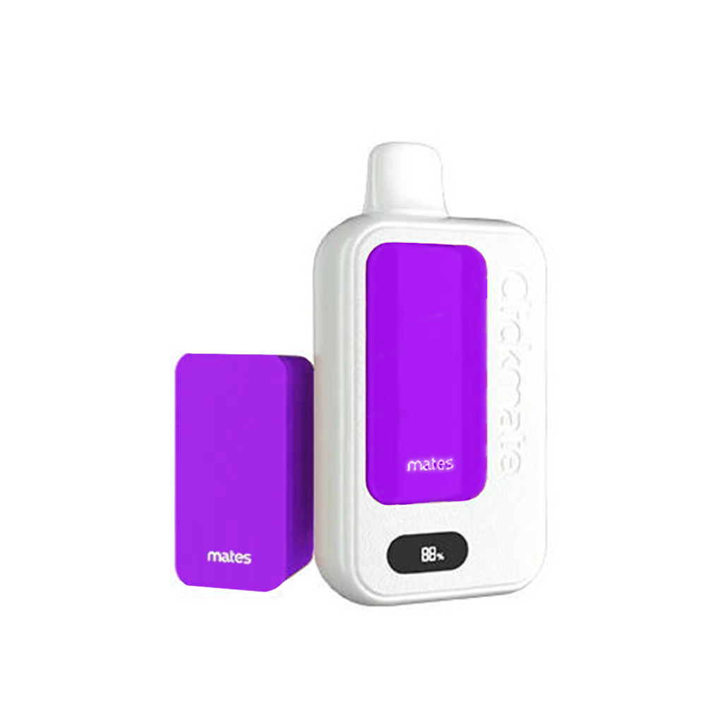 7Daze Clickmate 2% Disposable Starter Kit | 15000 Puffs | 18mL | 20mg | Grapeberry Splash