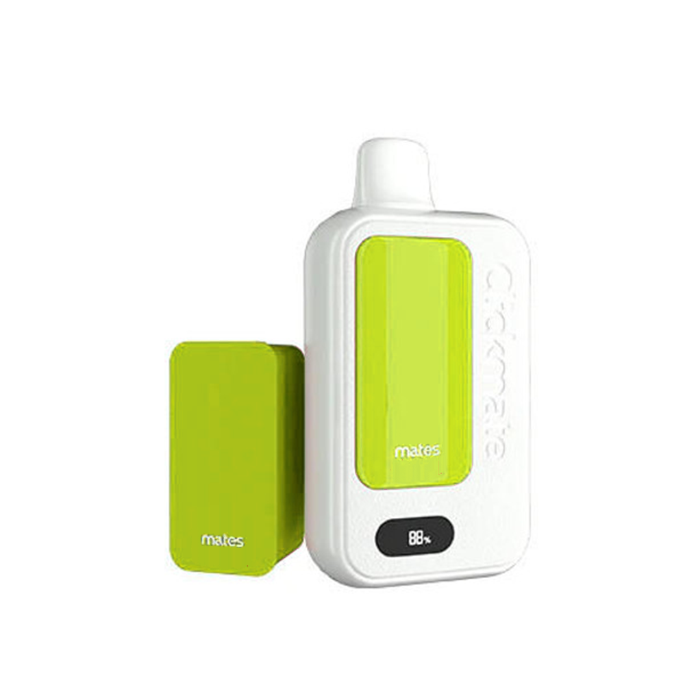 7Daze Clickmate 2% Disposable Starter Kit | 15000 Puffs | 18mL | 20mg | Sour Apple Belts