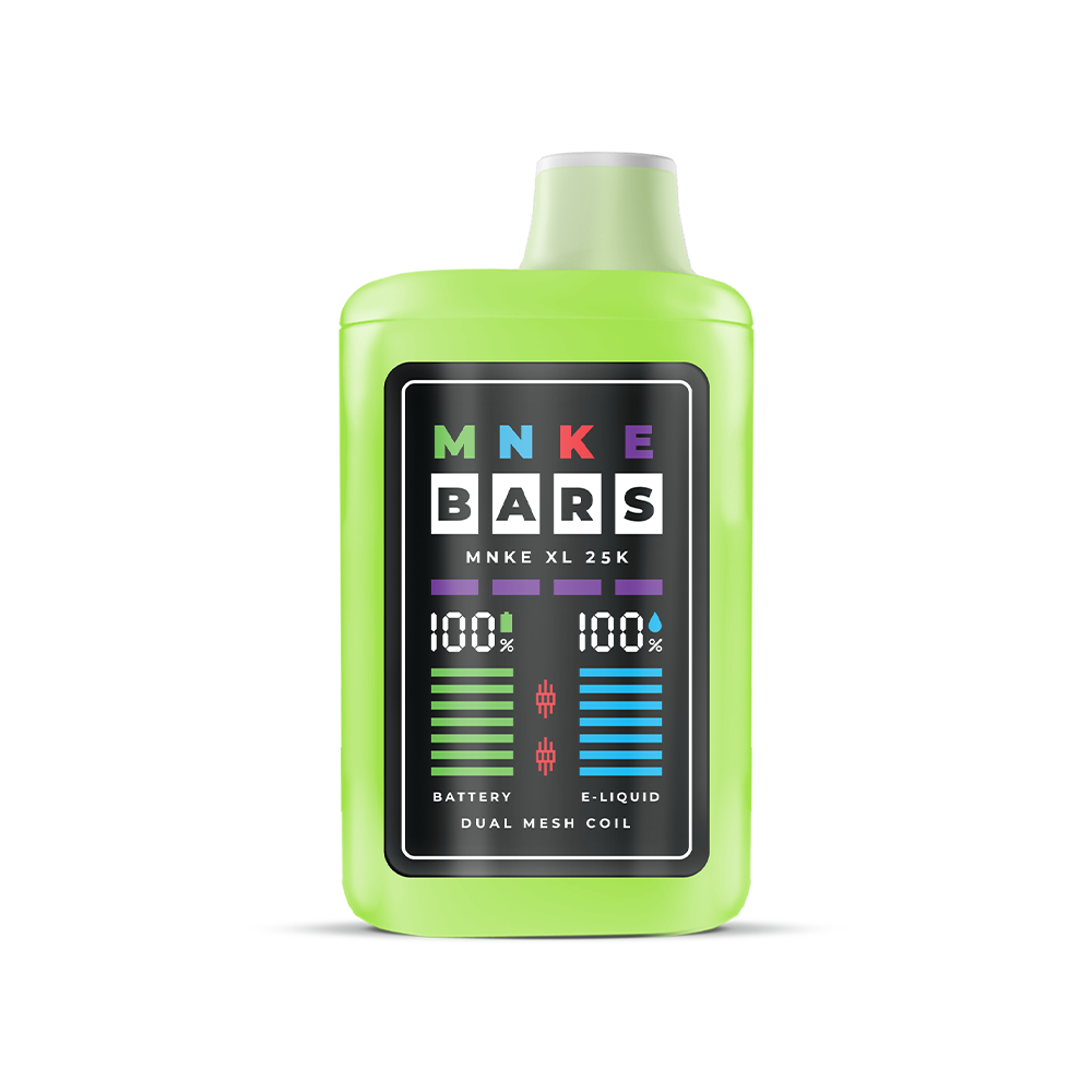MNKE Bars XL ZERO Disposable | 25000 Puffs | 18mL | 0mg | Yummy Gummy