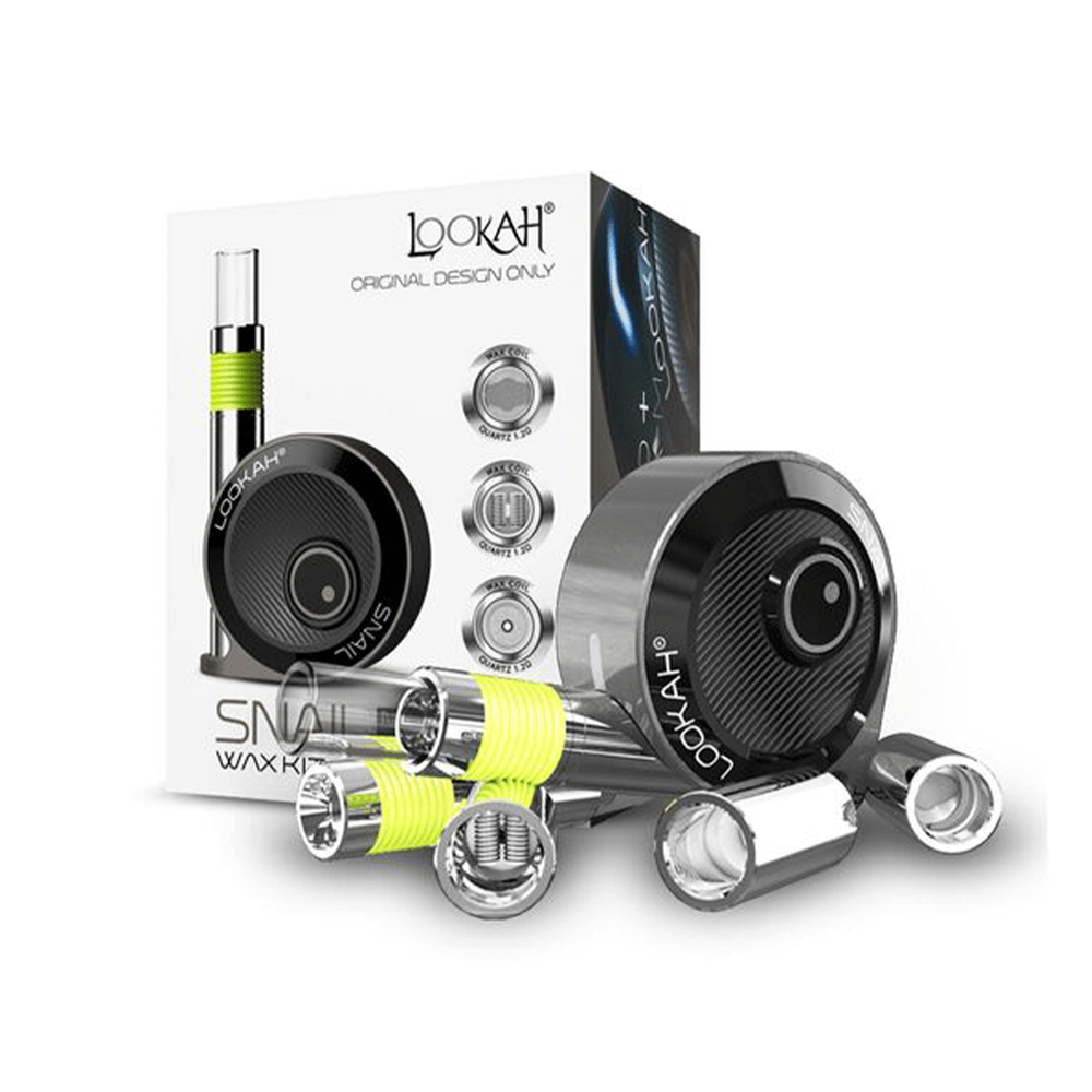 Lookah Snail 2.0 Kit – 510 Battery Mod plus 510 Wax Carts | Gray