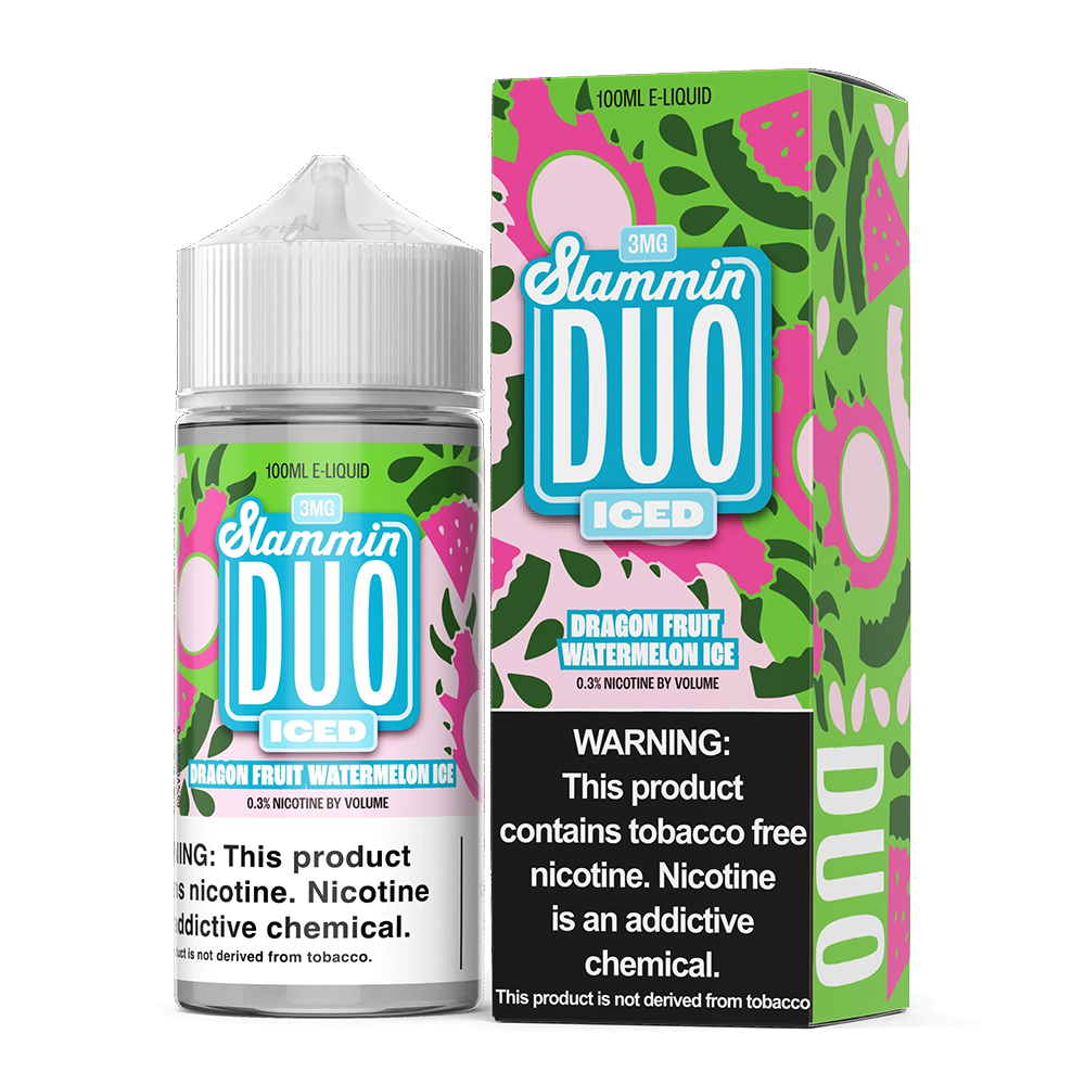 Dragonfruit Watermelon Ice by Slammin Duo 100mL with packaging