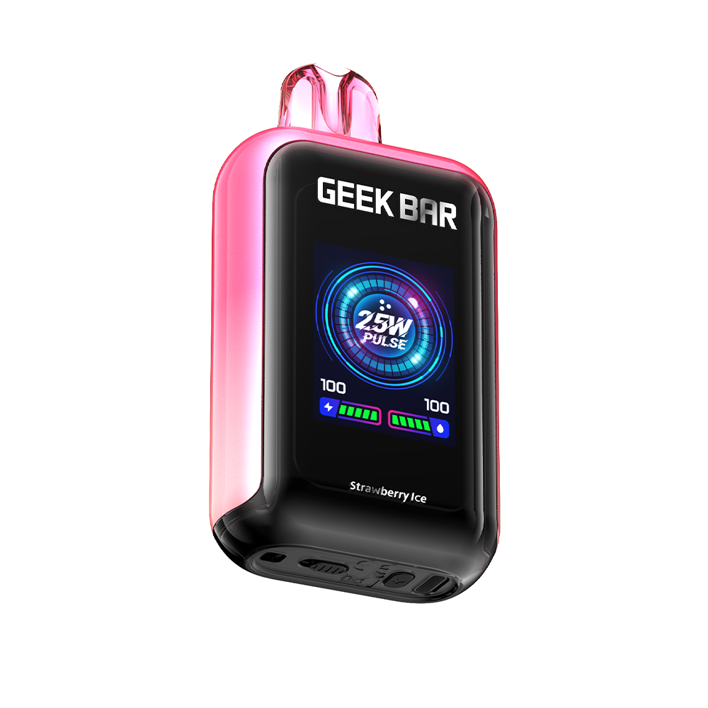 Geek Bar Sky View Disposable | 25000 Puff | 16mL | 50mg | Strawberry Ice