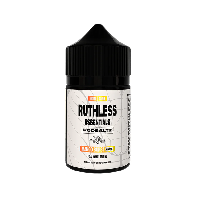 Ruthless SALTS E-liquid - Mango Burst On Ice, 60mL
