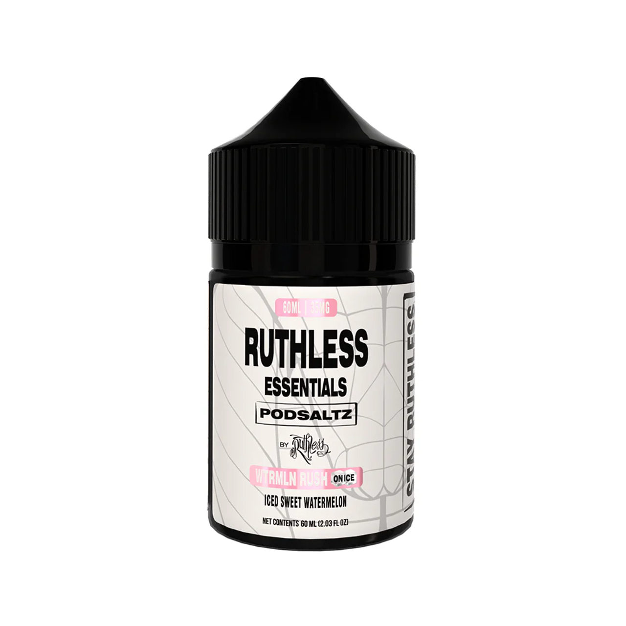 Ruthless SALTS E-Liquid - Watermelon Rush On Ice, 60mL