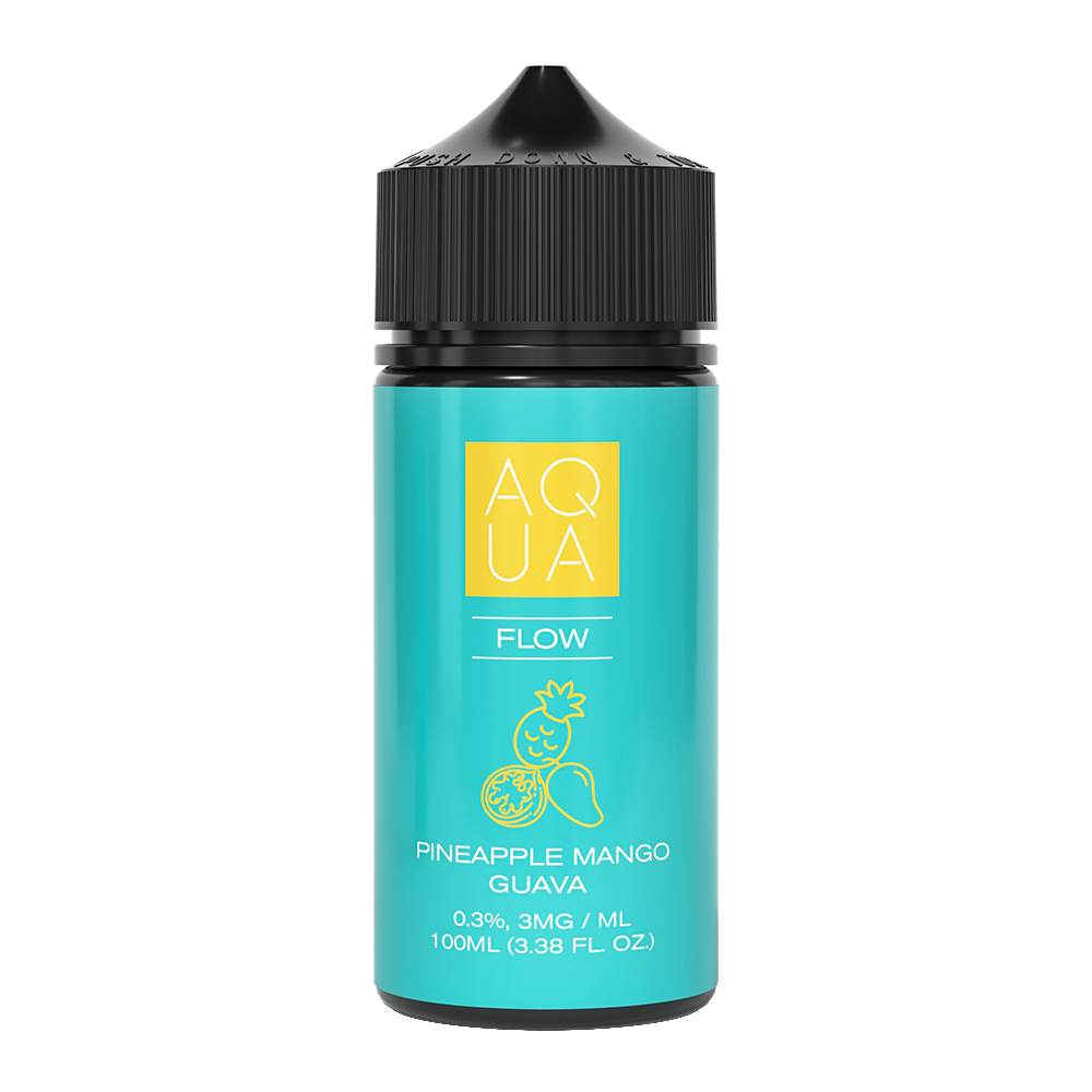 Aqua Series E-Liquid 100mL (Freebase) | Flow