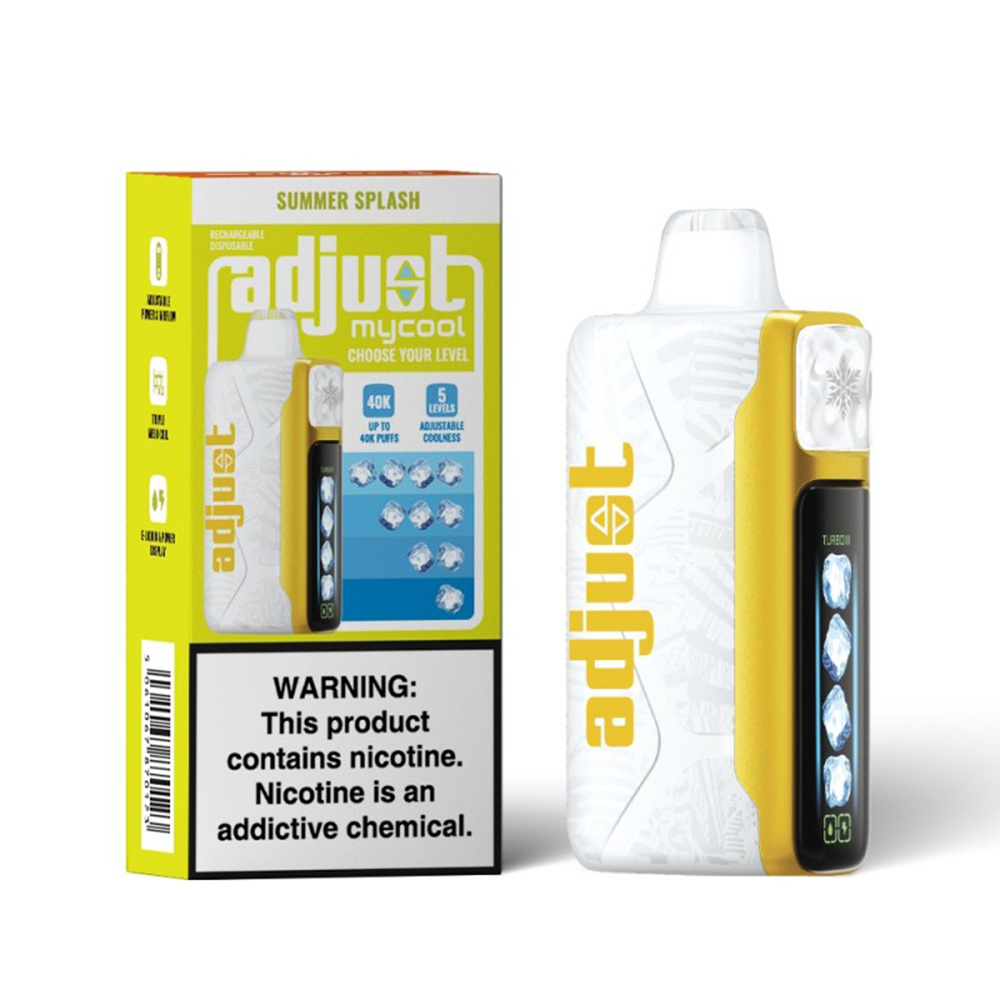 Adjust MyCool Disposable | 40000 Puff | 20mL | 50mg | Summer Splash with packaging