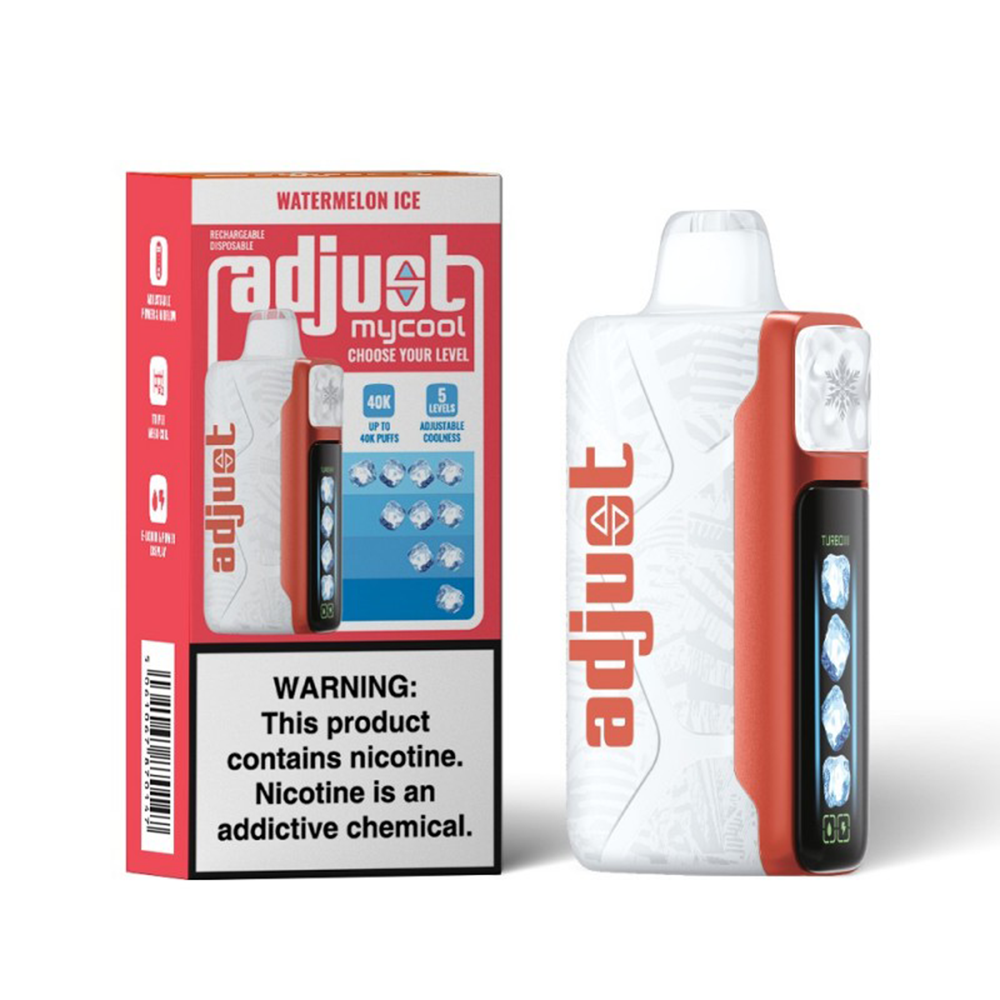 Adjust MyCool Disposable | 40000 Puff | 20mL | 50mg | Watermelon Ice with packaging
