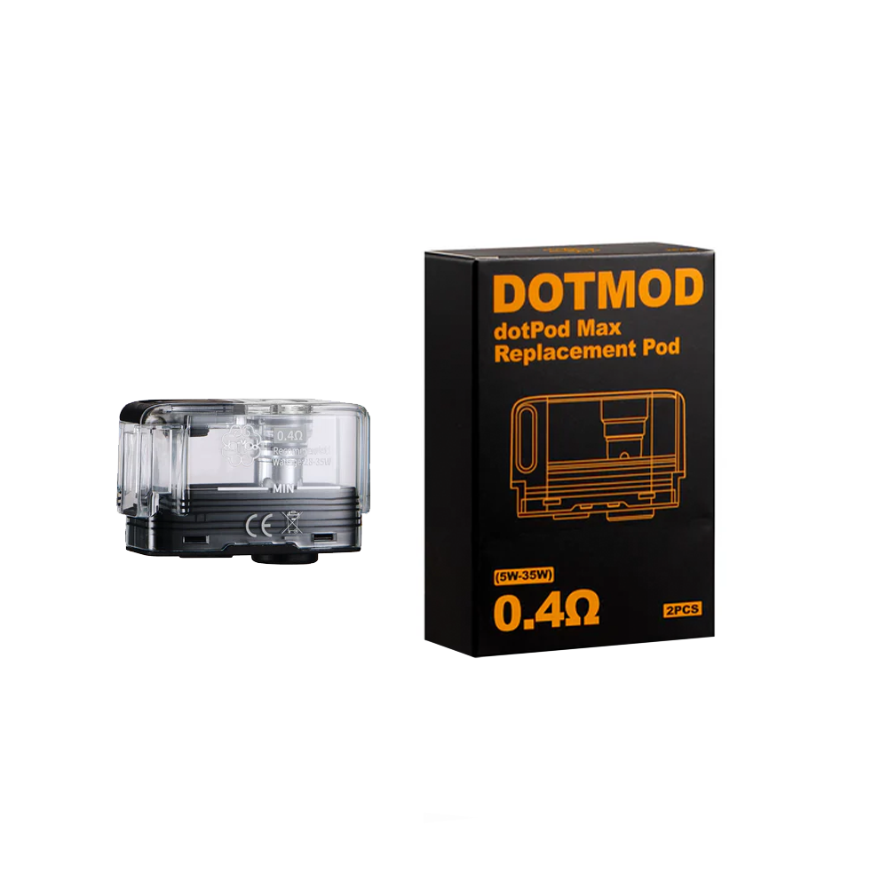 Dotmod DotPod Max Pod (2-Pack) | 0.4ohm with packaging