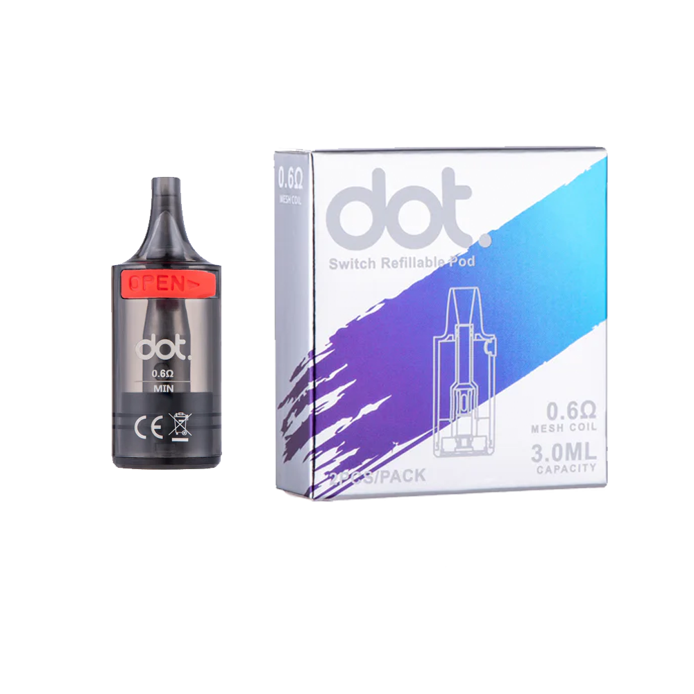 Dotmod - Switch Replacement Pods | 0.6ohm with packaging