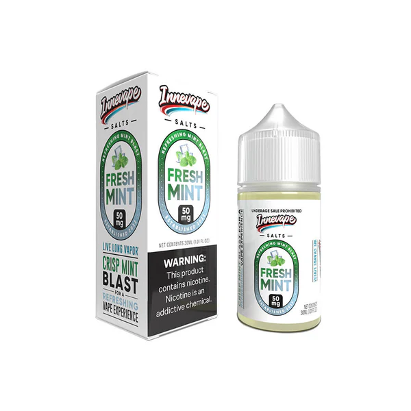 Innevape Salt Series E-Liquid | 30mL | 50mg | Salt Nic | Fresshh Mint with packaging