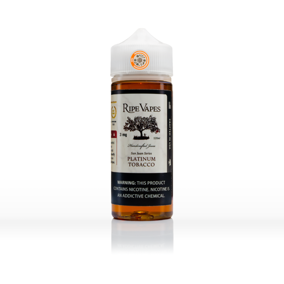 Ripe Vapes - Platinum Tobacco E-Juice, 120mL | 3mg