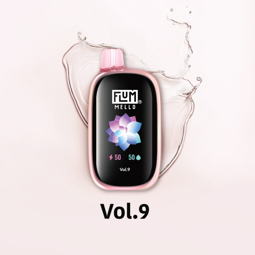 Flum Mello Disposable | 20000Puff | 15mL | 50mg | Vol. 9 (Raspberry Cranberry)
