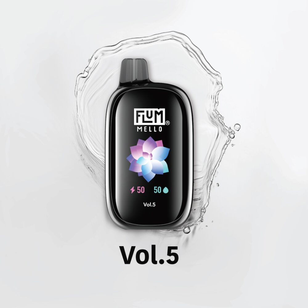 Flum Mello Disposable | 20000Puff | 15mL | 50mg | Vol. 5 (Clear Spring Water)
