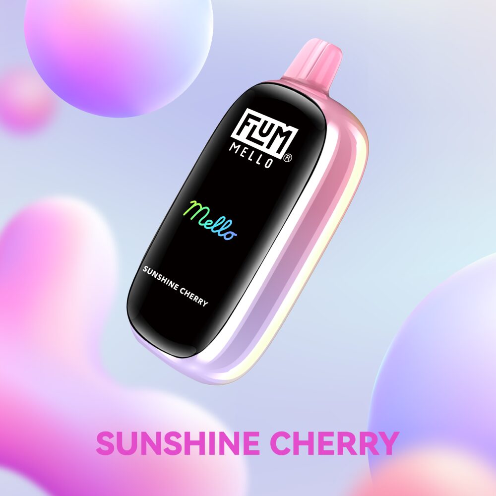 Flum Mello Disposable | 20000Puff | 15mL | 50mg | Sunshine Cherry