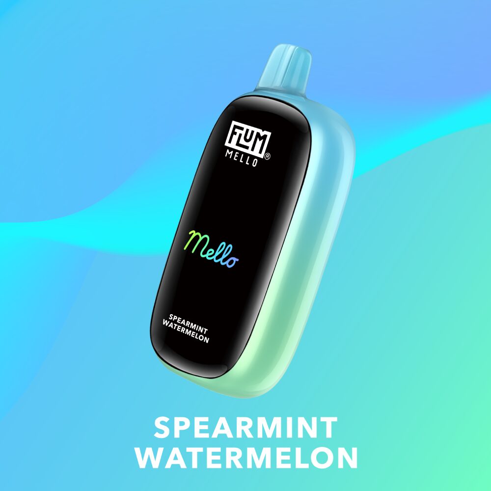 Flum Mello Disposable | 20000Puff | 15mL | 50mg | Spearmint Watermelon