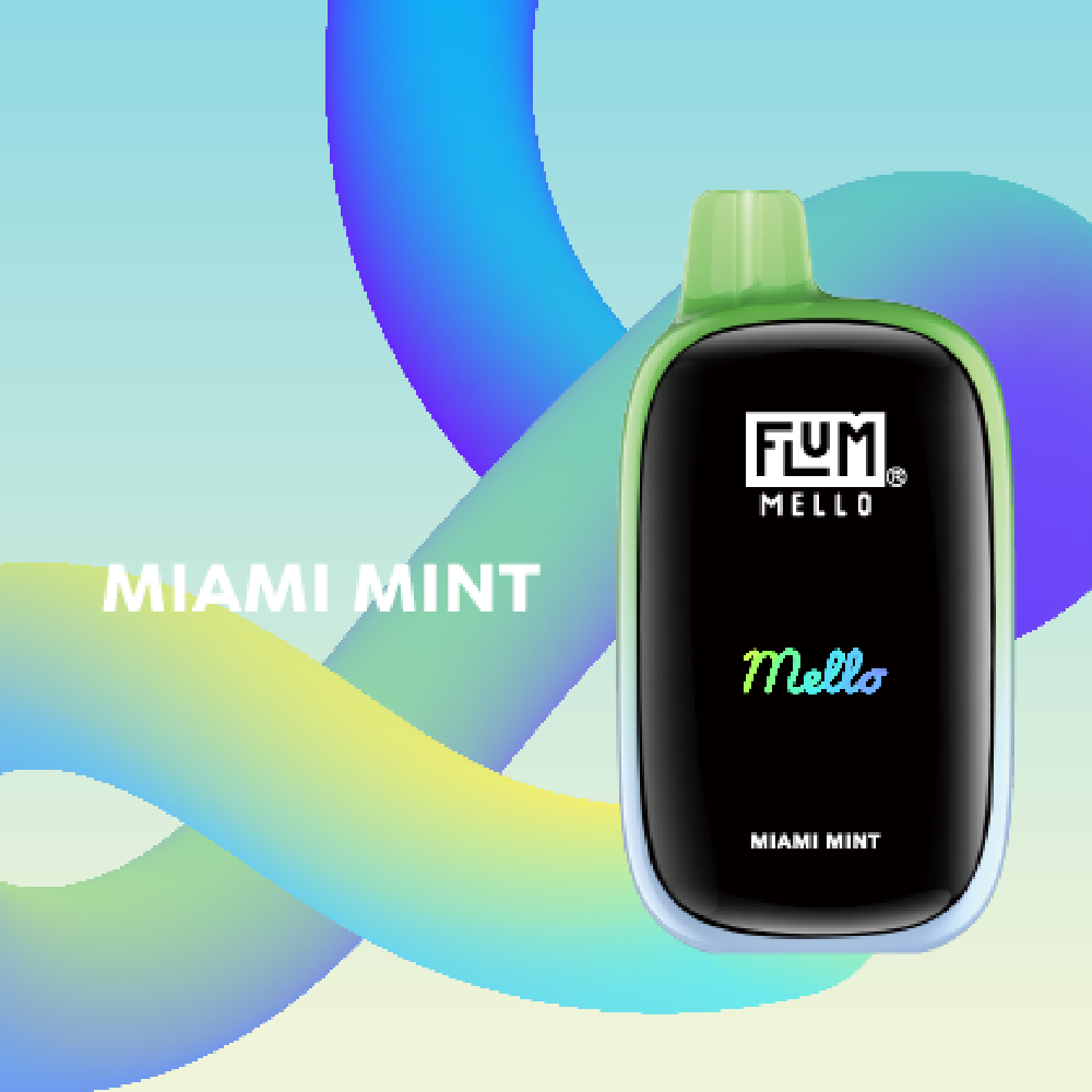 Flum Mello Disposable | 20000Puff | 15mL | 50mg | Miami Mint