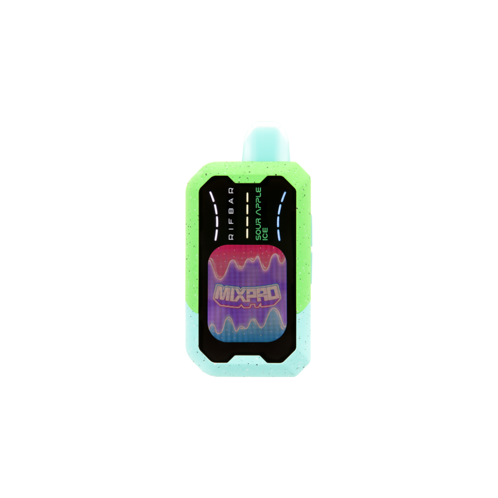 Rifbar (Dispo)| (40000Puff) | (18mL) | MixPro Ice | Sour Apple Ice