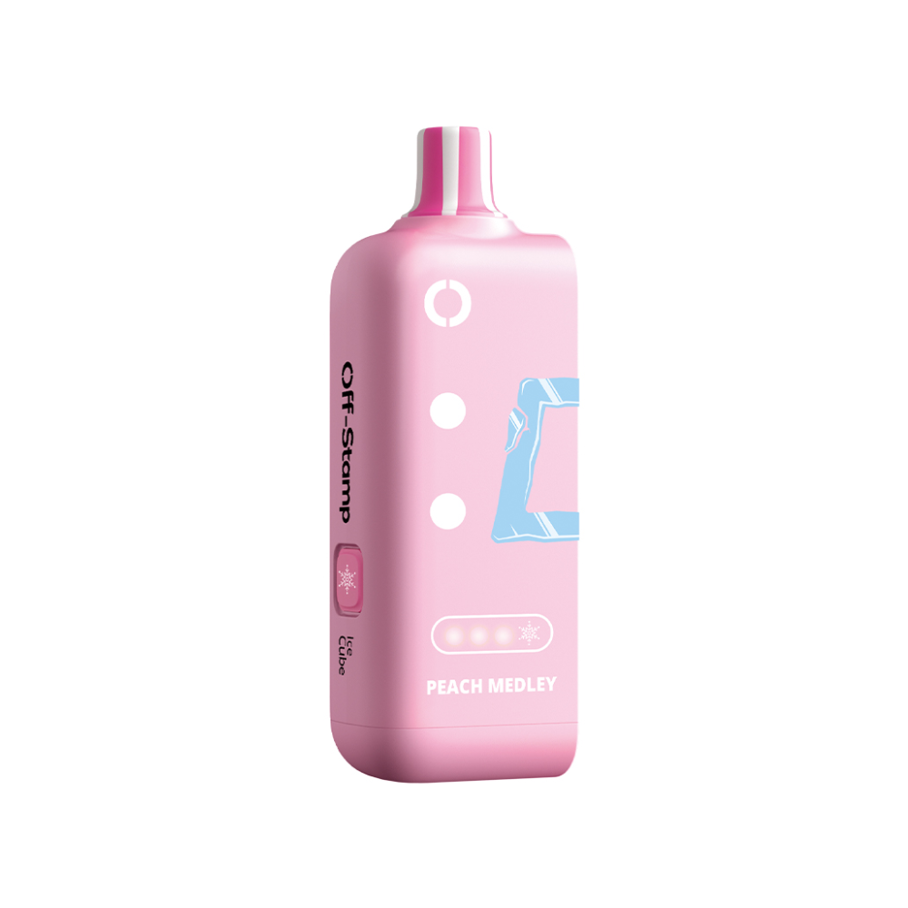 Off Stamp X Cube Disposable POD | 25000 Puff | 18mL | 50mg | Peach Medley (Ice)