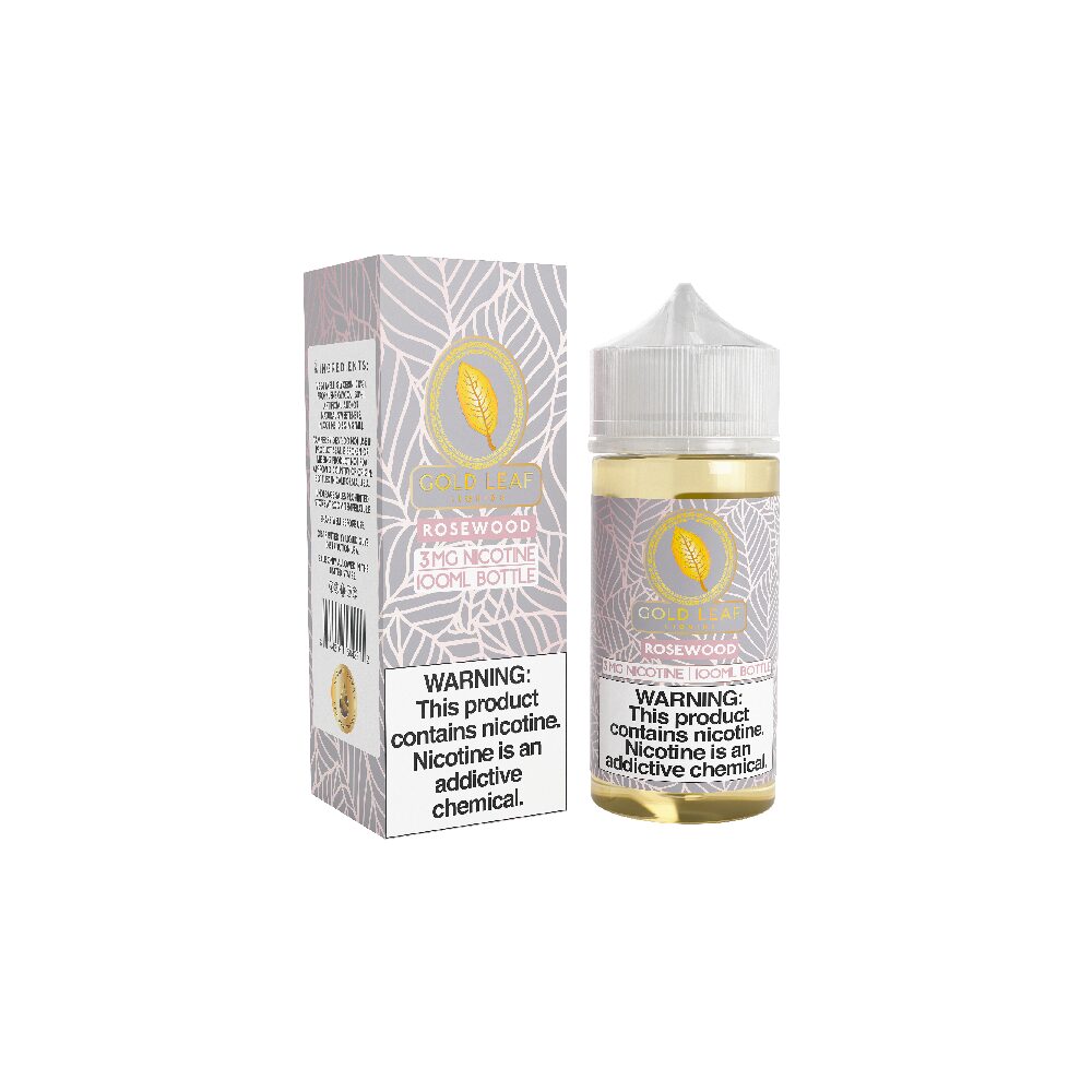 Gold Leaf - Rosewood E-Juice, 100mL - with packaging