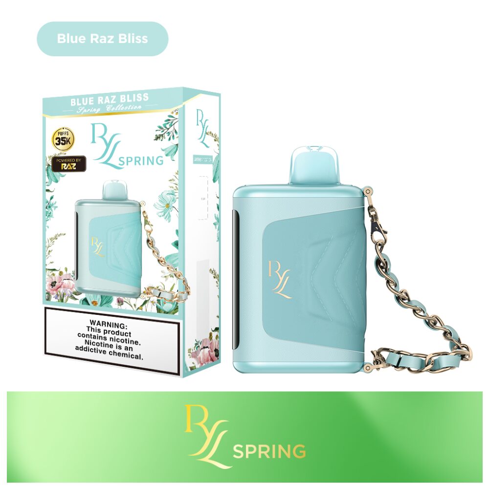RYL Classic Disposable | 35000 Puff | 16.5mL | 50mg | Blue Raz Bliss with packaging