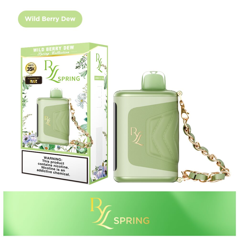 RYL Classic Disposable | 35000 Puff | 16.5mL | 50mg | Wild Berry Dew with packaging