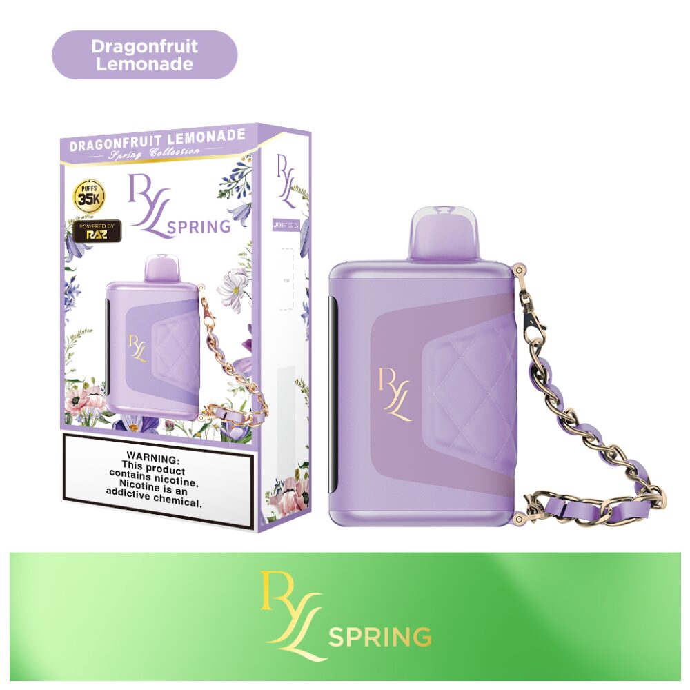 RYL Classic Disposable | 35000 Puff | 16.5mL | 50mg | Dragonfruit Lemonade with packaging