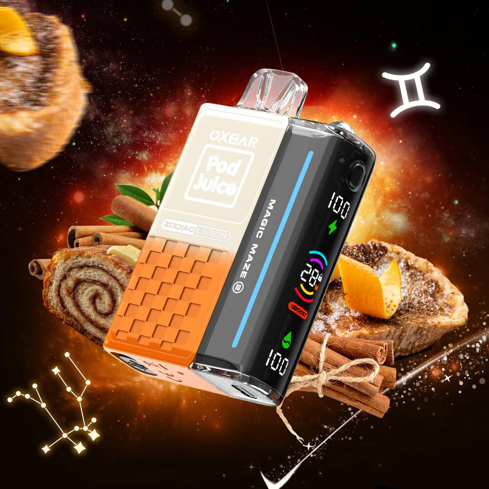 Oxbar Magic Maze 2.0 Pod Juice - 30K Puffs Disposable - 13mL 50mg | French Cinna Toast