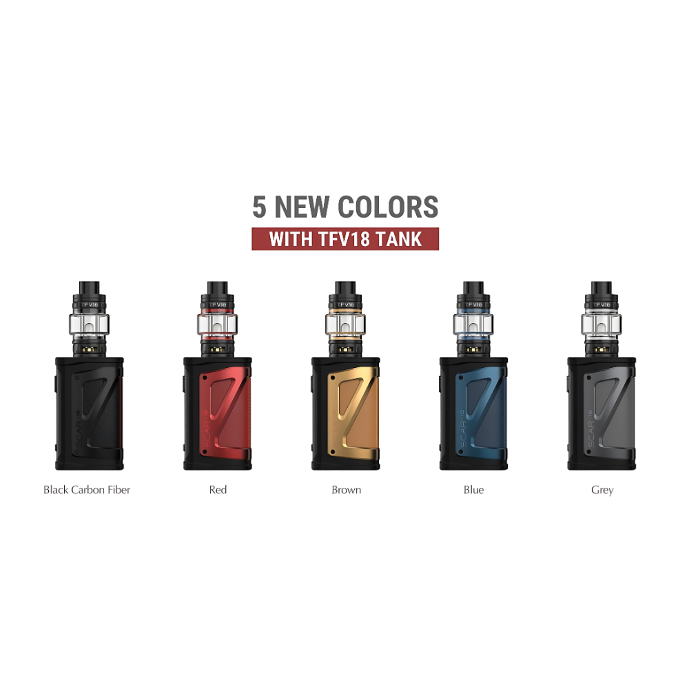 SMOK - Scar 18 230W Box Mod Starter Kit (TFV18 Tank Ed.)