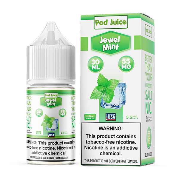 Jewel Mint by Pod Juice Salts Series 30mL With Packaging