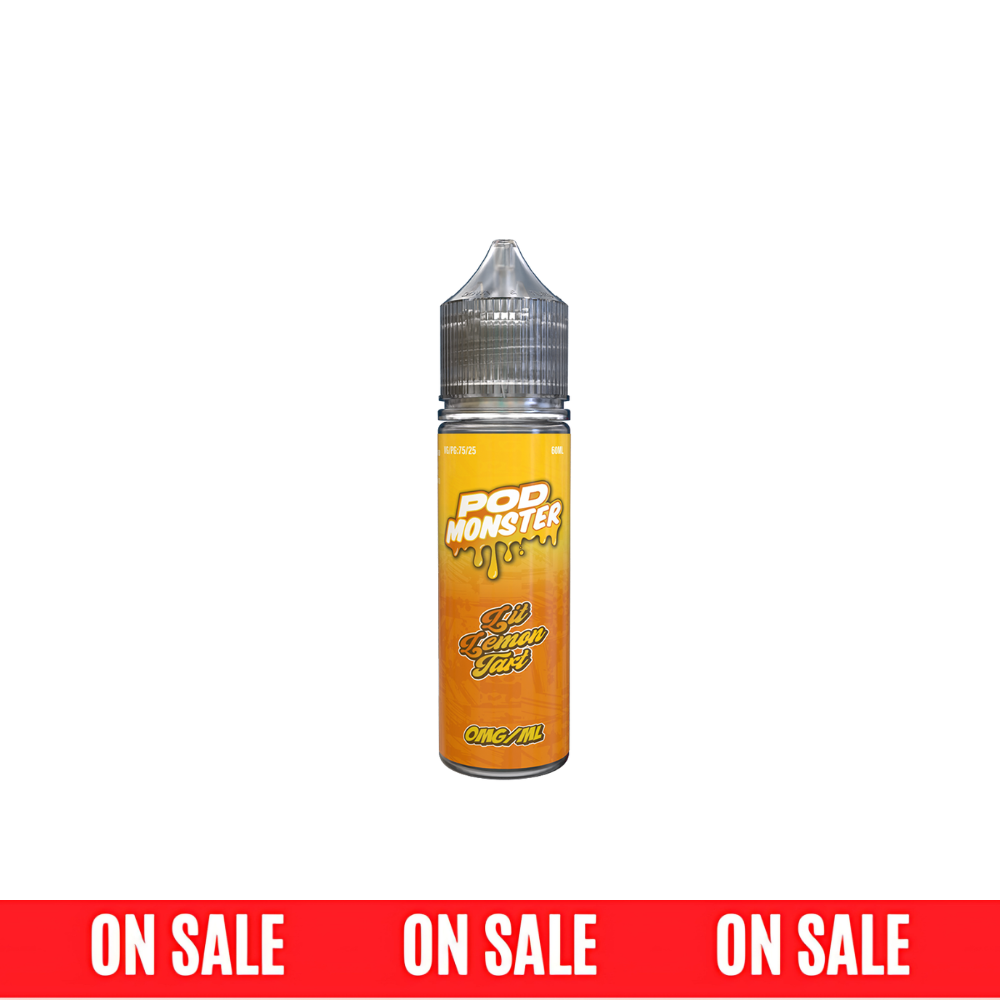 Pod Monster-Lit Lemon Tart E-Juice, 60mL