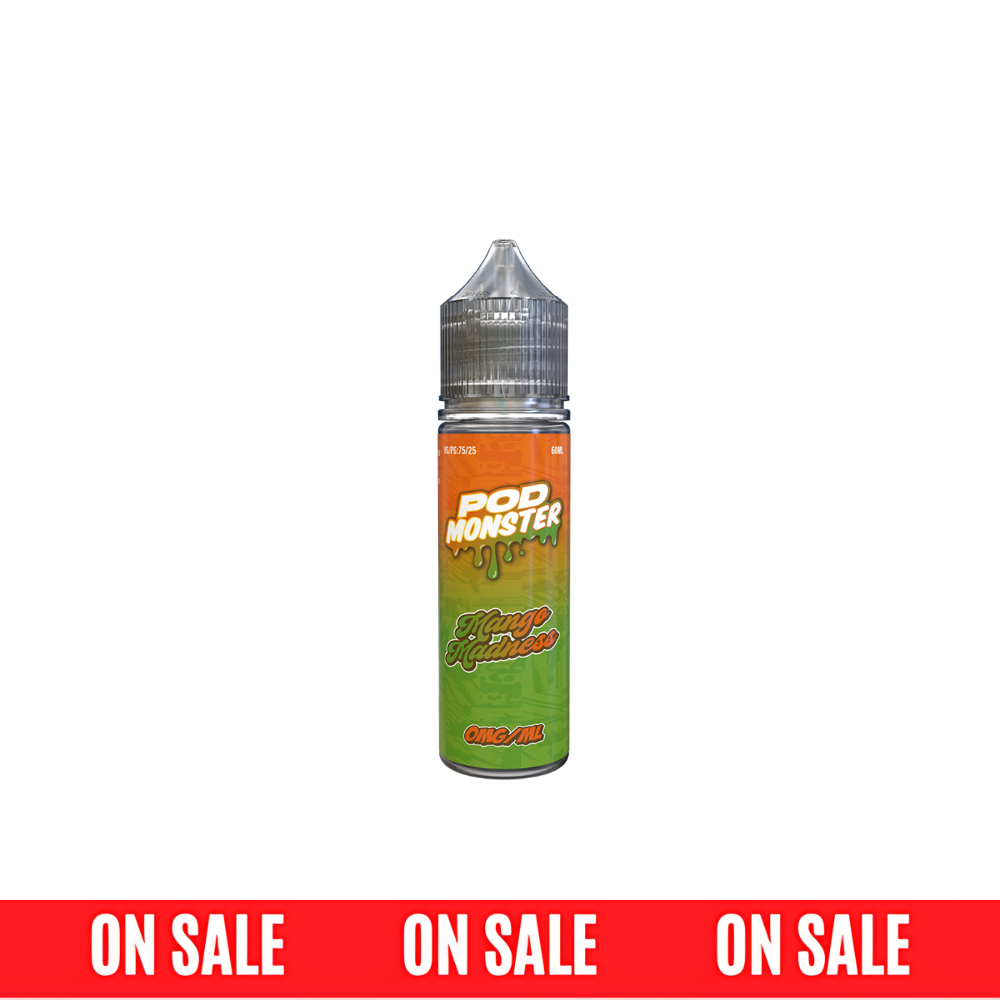 Pod Monster-Mango Madness E-Juice, 60mL