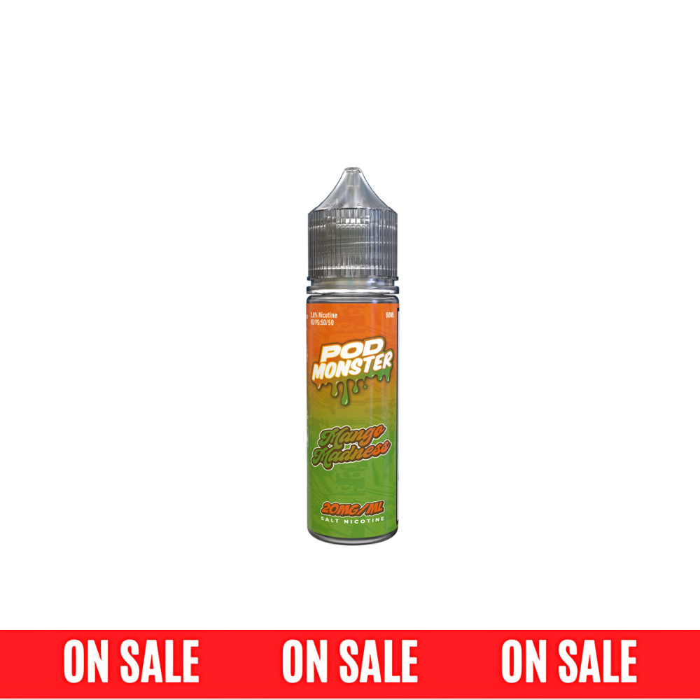 Pod Monster Series E-Liquid-Mango Madness, 60mL