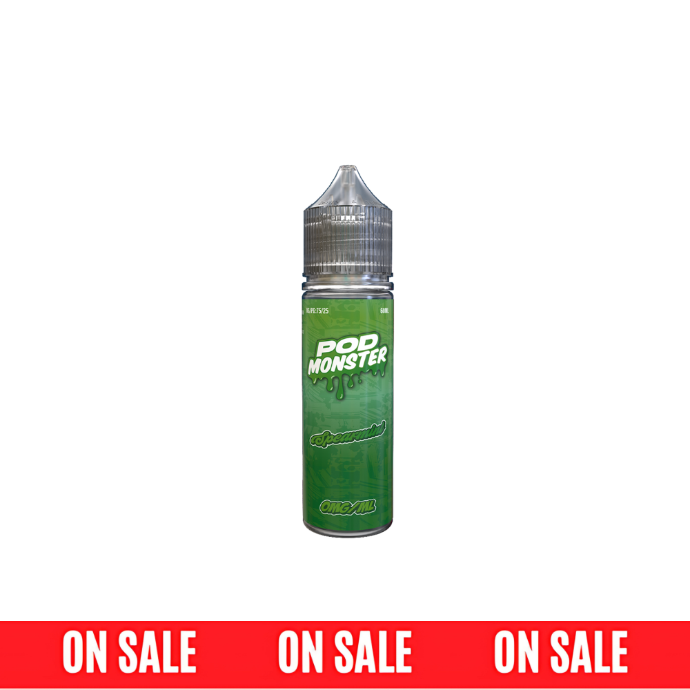 Pod Monster Series E-Liquid-Spearmint, 60mL