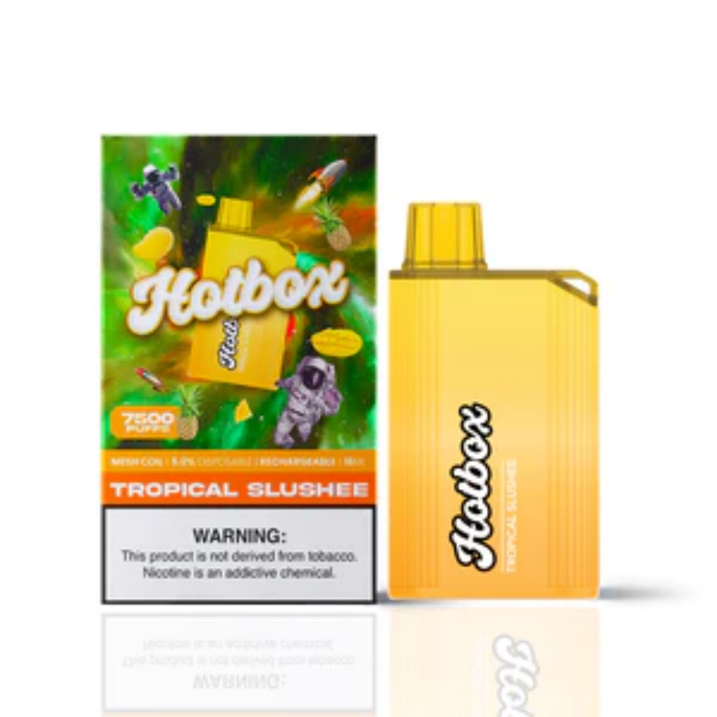 Puff HotBox Disposable | 7500 puffs | 16mL | Tropical Slushee with Packaging