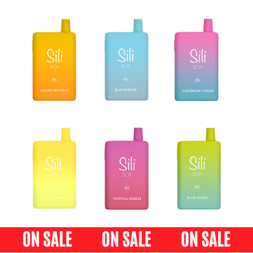 Sili Box Disposable | 6000 Puffs | 16mL | Group Photo