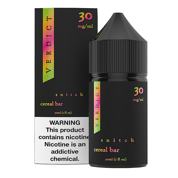 Verdict | Revamped Salt Series | 30mL Snitch with packaging