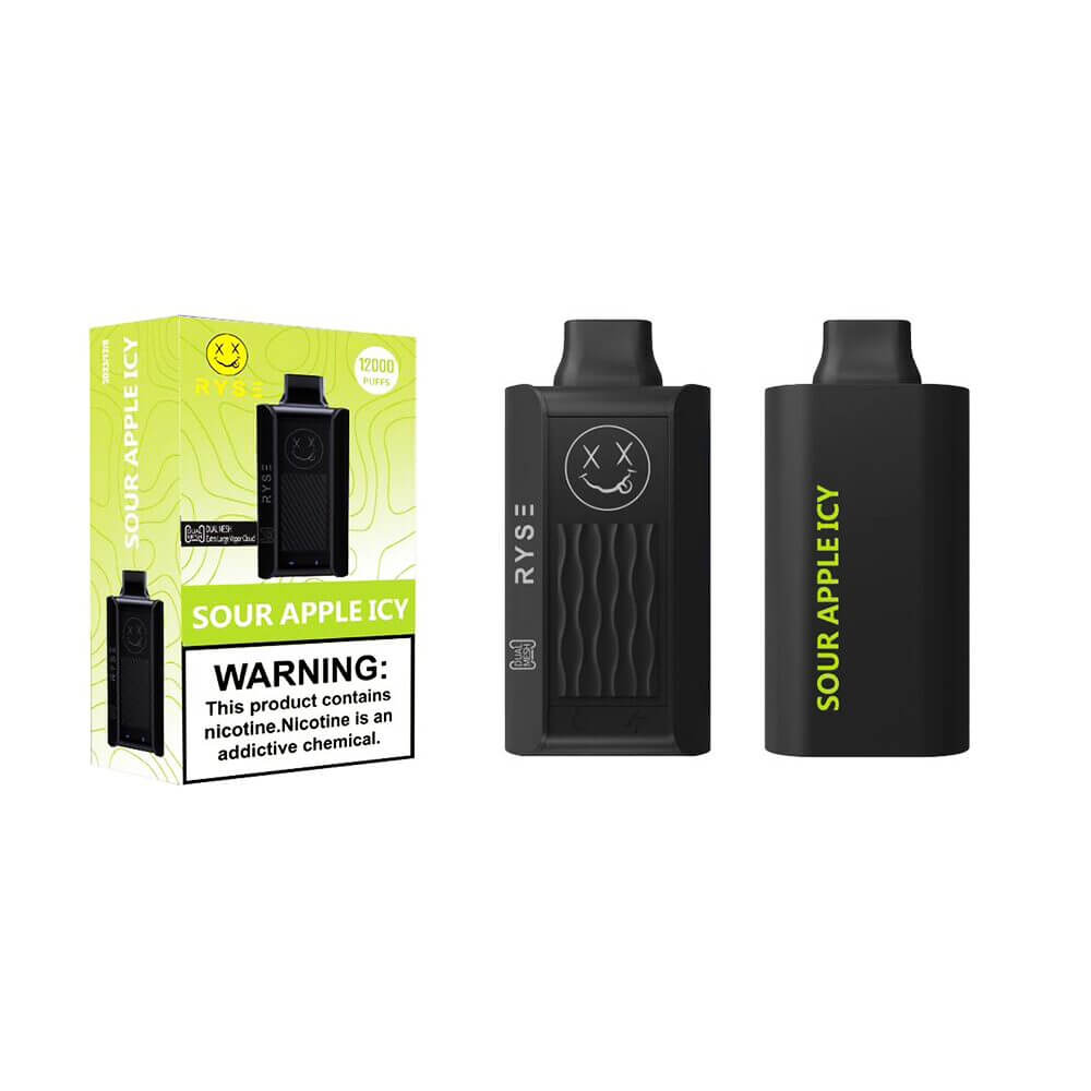 Ryse Disposable | 12000 Puffs | 18mL | 50mg | Sour Apple Icy
