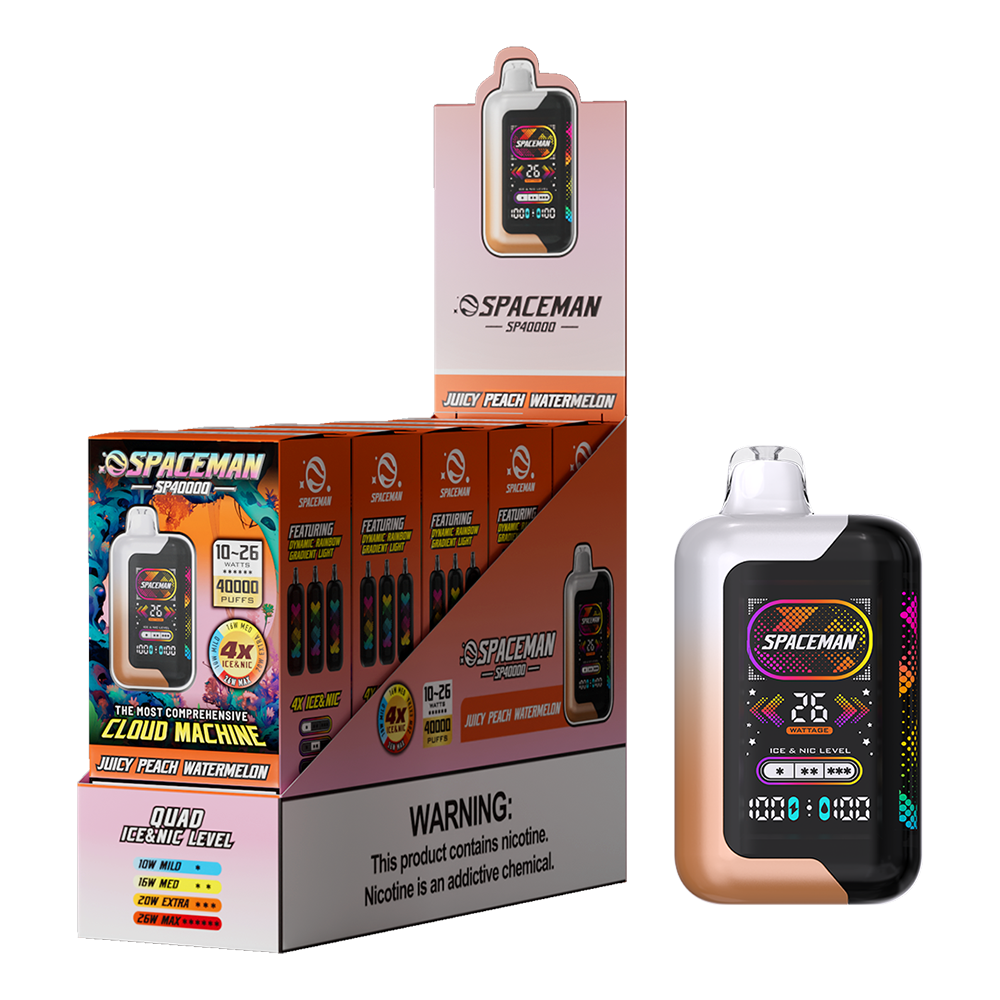 Space Man SP40000 ZERO - 40K Puffs Disposable - 20mL 0mg | with Packaging