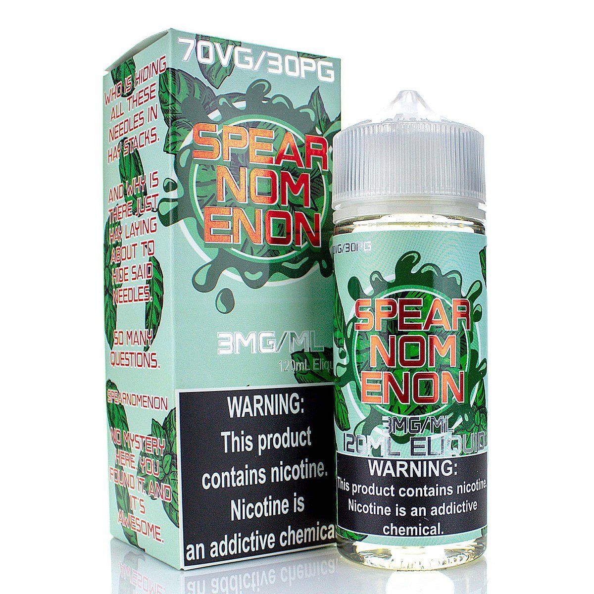 Spearnonmenon by Nomenon 120mL (Freebase) with Packaging