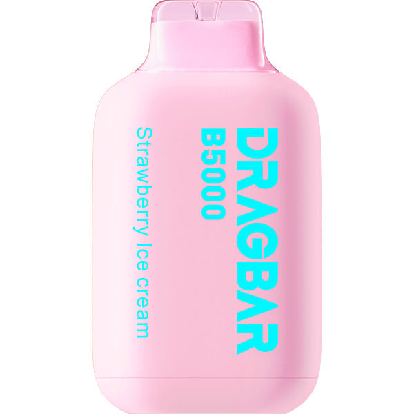 DRAGBAR B5000 Disposable | 5000 Puffs | 13mL | 50mg | Strawberry Ice Cream