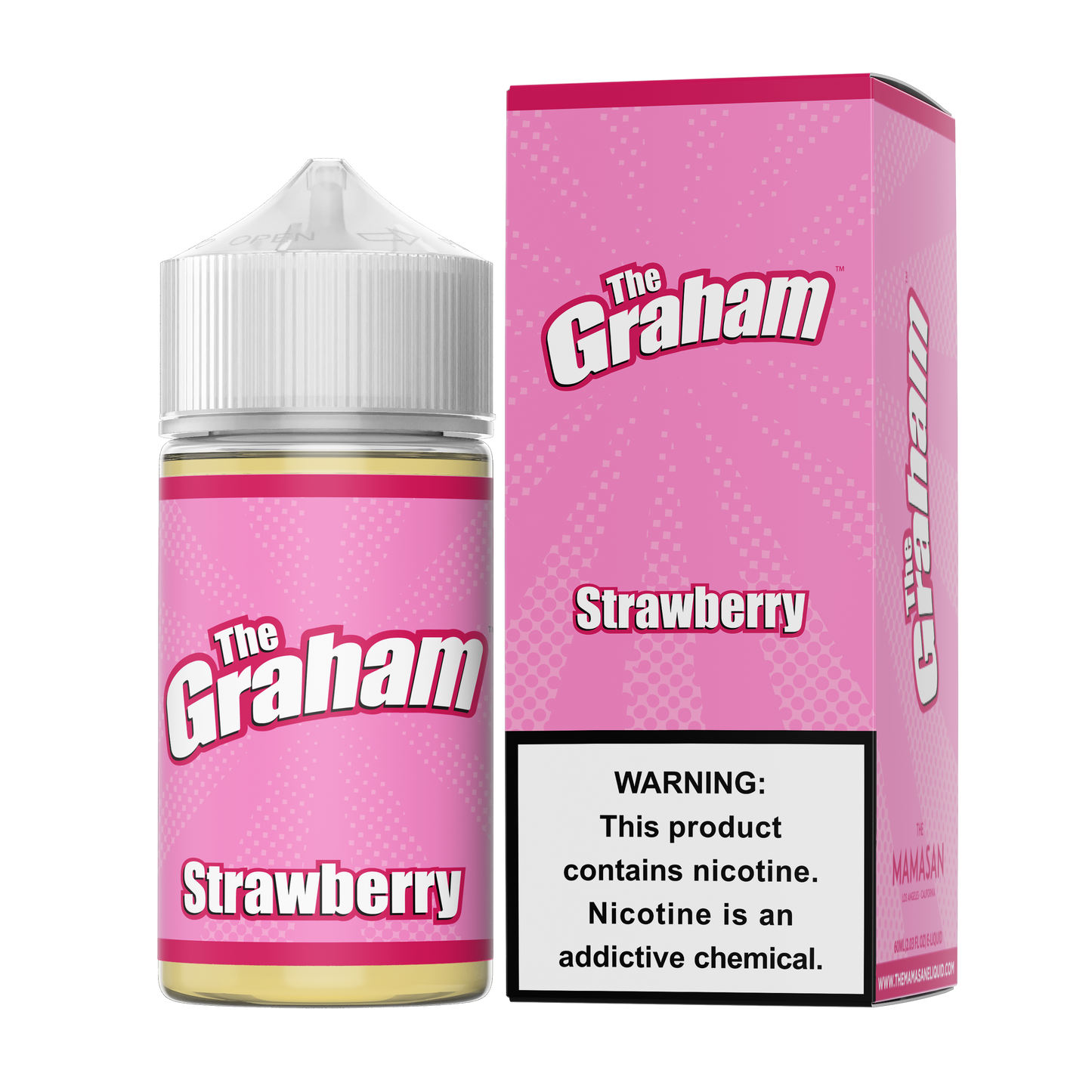 Slam Juice - Strawberry E-Juice, 60mL with Packaging
