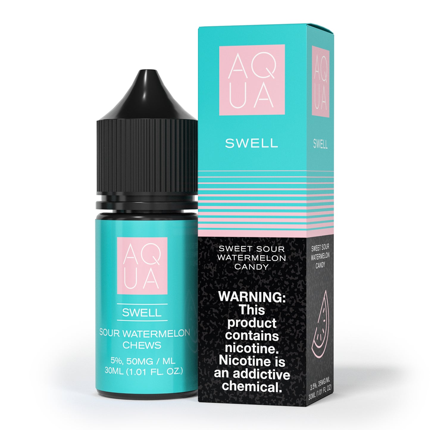 Aqua SALTS E-Liquid - Swell, 30mL | 50mg with packaging