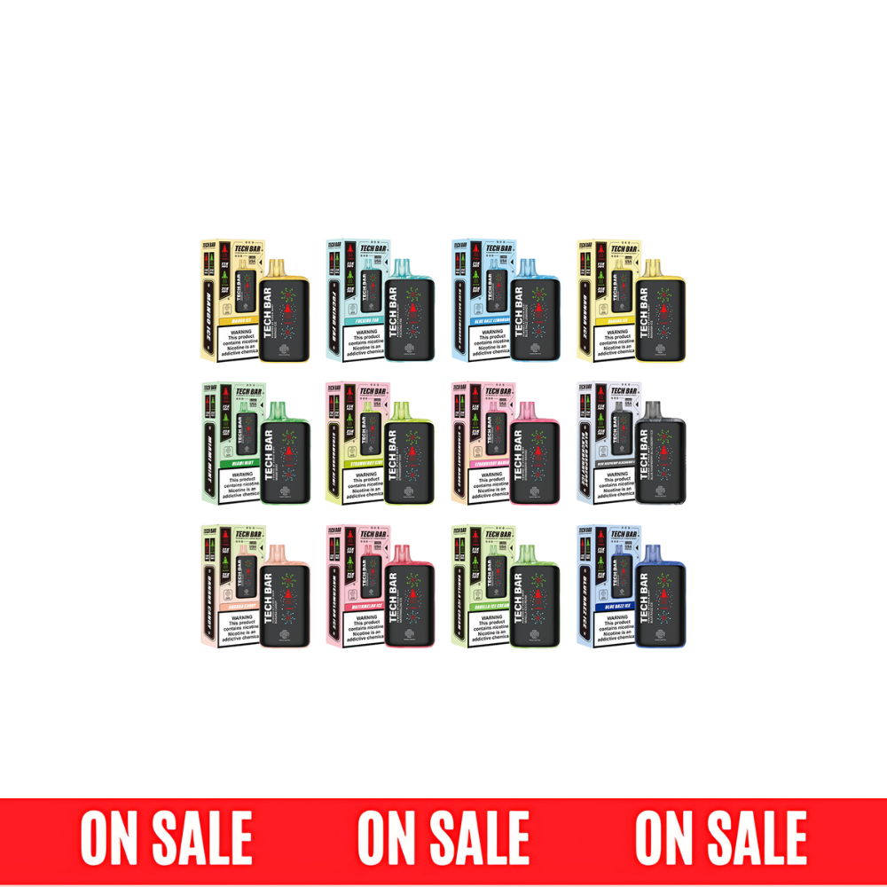 Tech Bar - 25K Puffs Disposable - 25mL 50mg