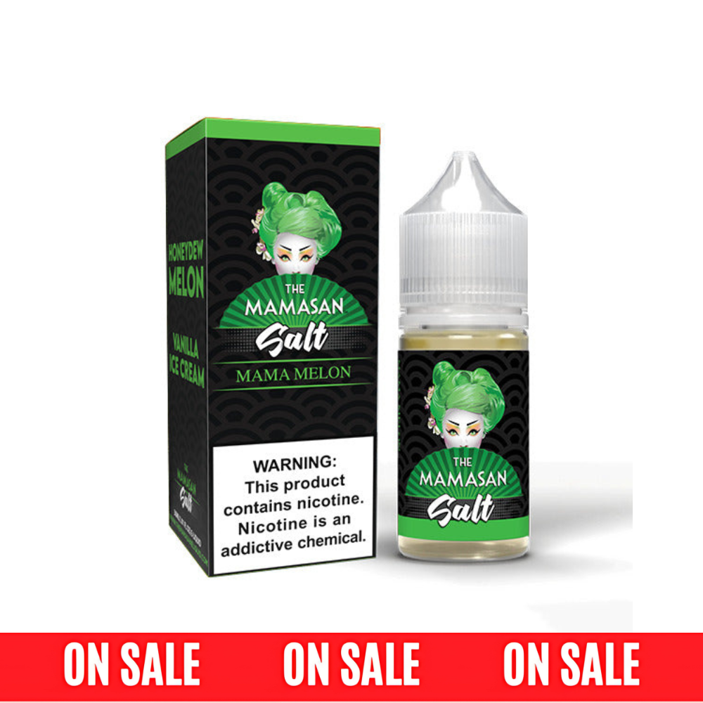 The Mamasan SALTS E-Liquid - Mama Melon (Honeydew Melon), 30mL