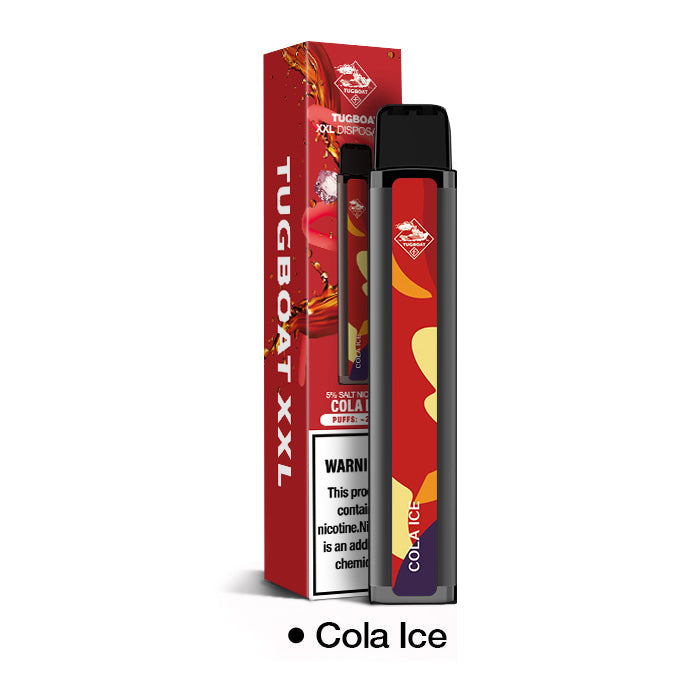 Tug Pod XXL - 2500 Puffs Disposable - 6.6mL 50mg - Cola Ice with Packaging
