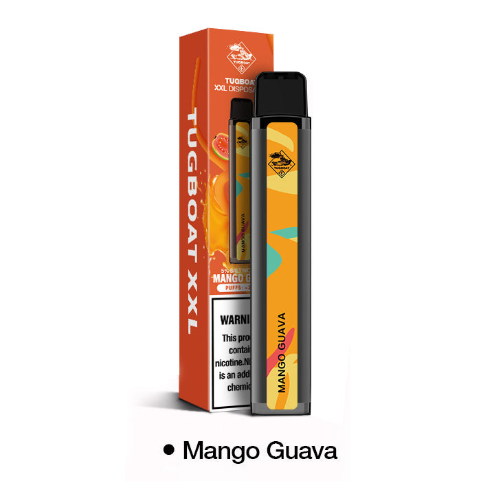 Tug Pod XXL - 2500 Puffs Disposable - 6.6mL 50mg - Mango Guava with Packaging