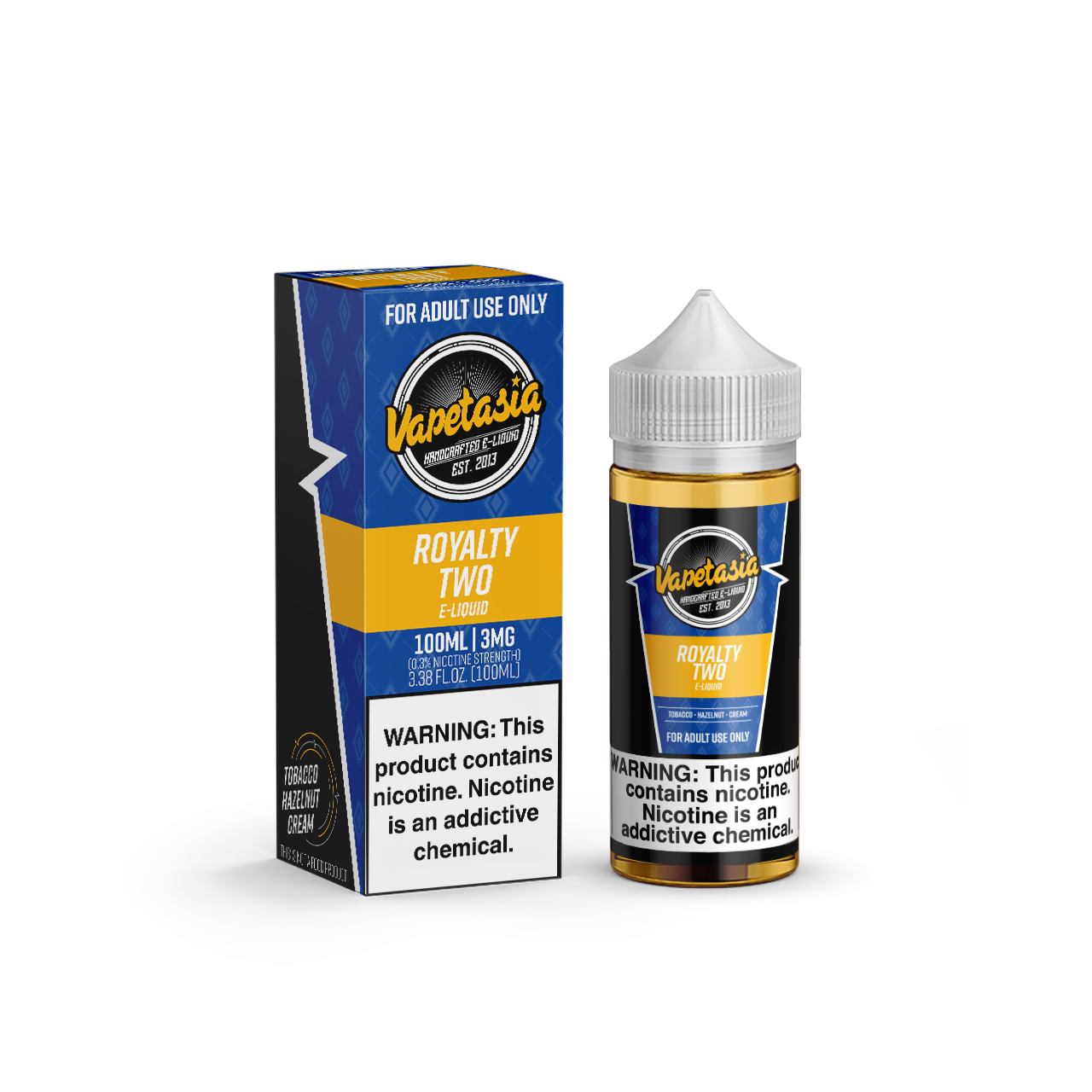 Royalty II by Vapetasia Series 100ml with Packaging