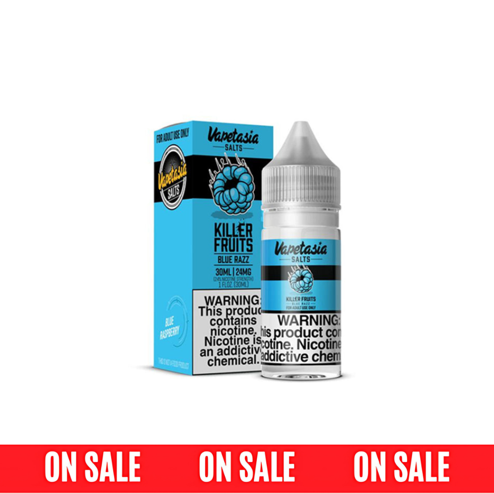 Vapetasia Salts-Killer Fruits Blue Razz, 30mL