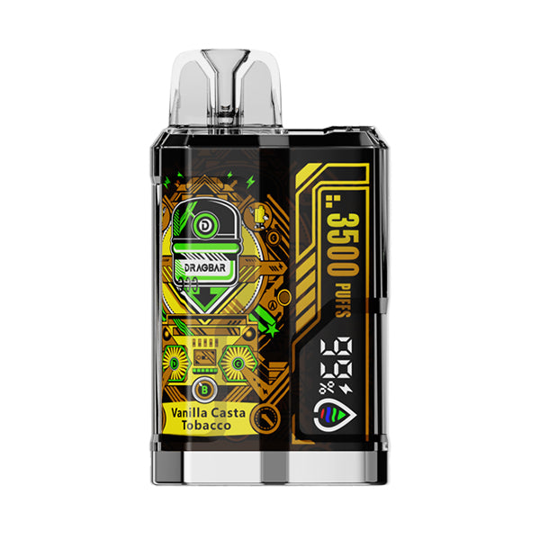 ZOVOO - DRAGBAR B3500 Disposable | 5000 Puffs | 8mL | 50mg | vanilla casta tobacco